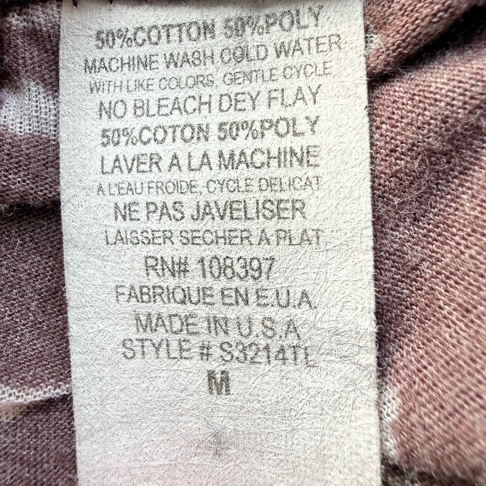 Anthropologie Purple Patterned Long Sleeve Tee - Picture 5 of 6